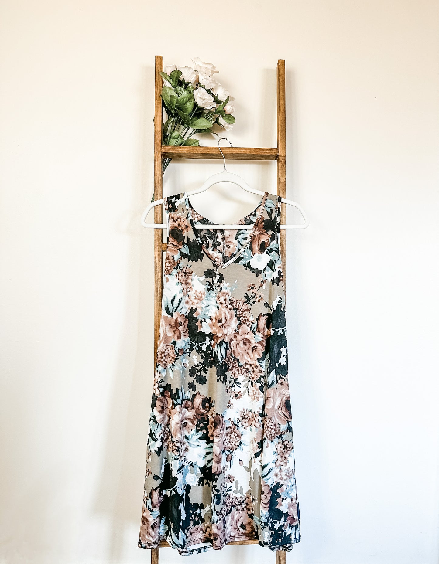 Anastasia Floral Dress with Pockets