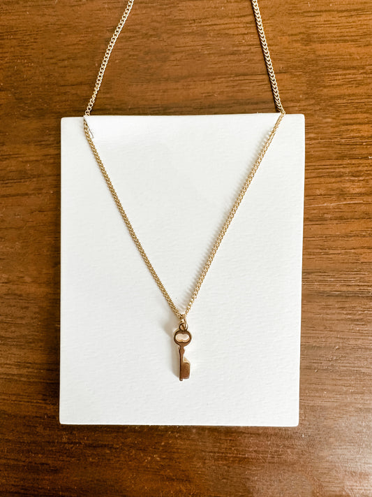 Pretty & Petite Key Necklace