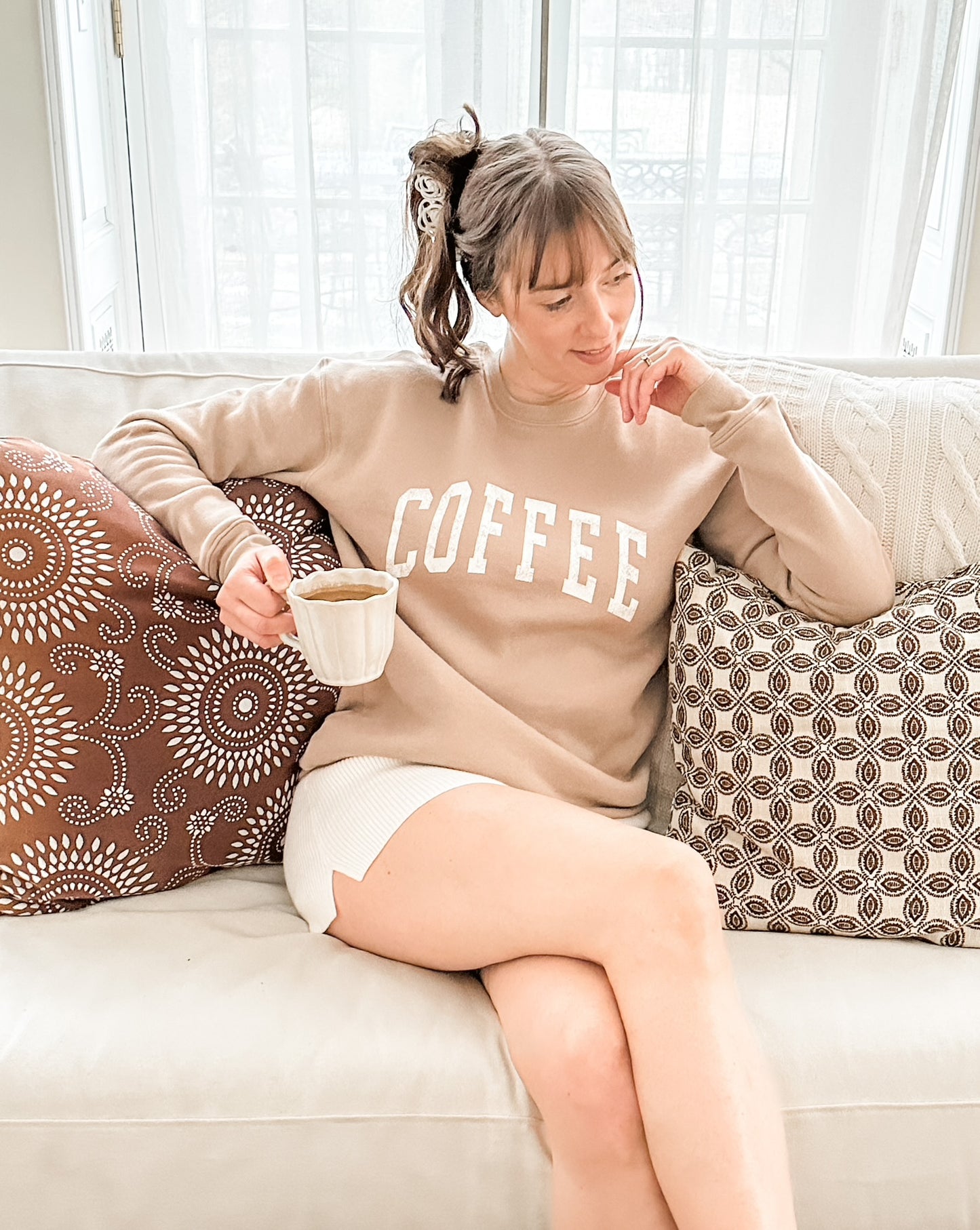 Cozy Coffee Graphic Sweatshirt